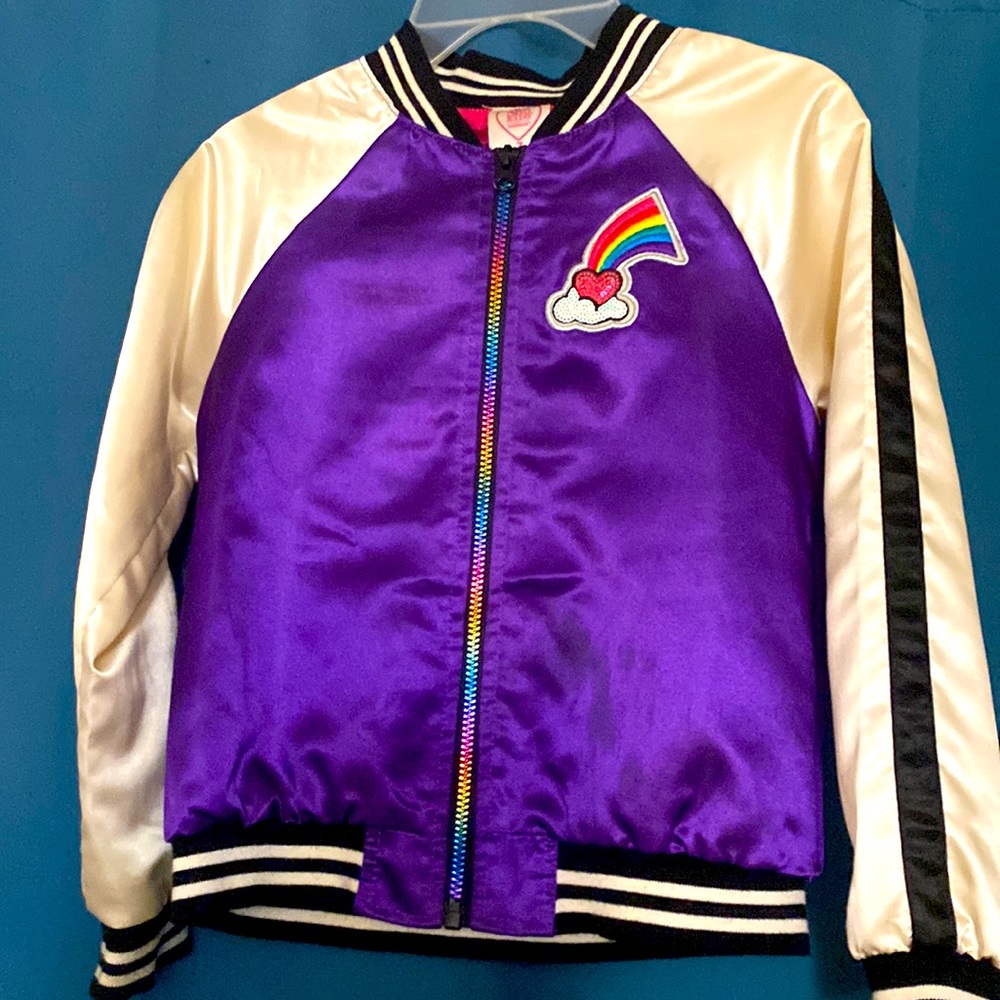 Cute unicorn bomber jacket